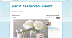 Desktop Screenshot of carolcarmichaelpaints.com
